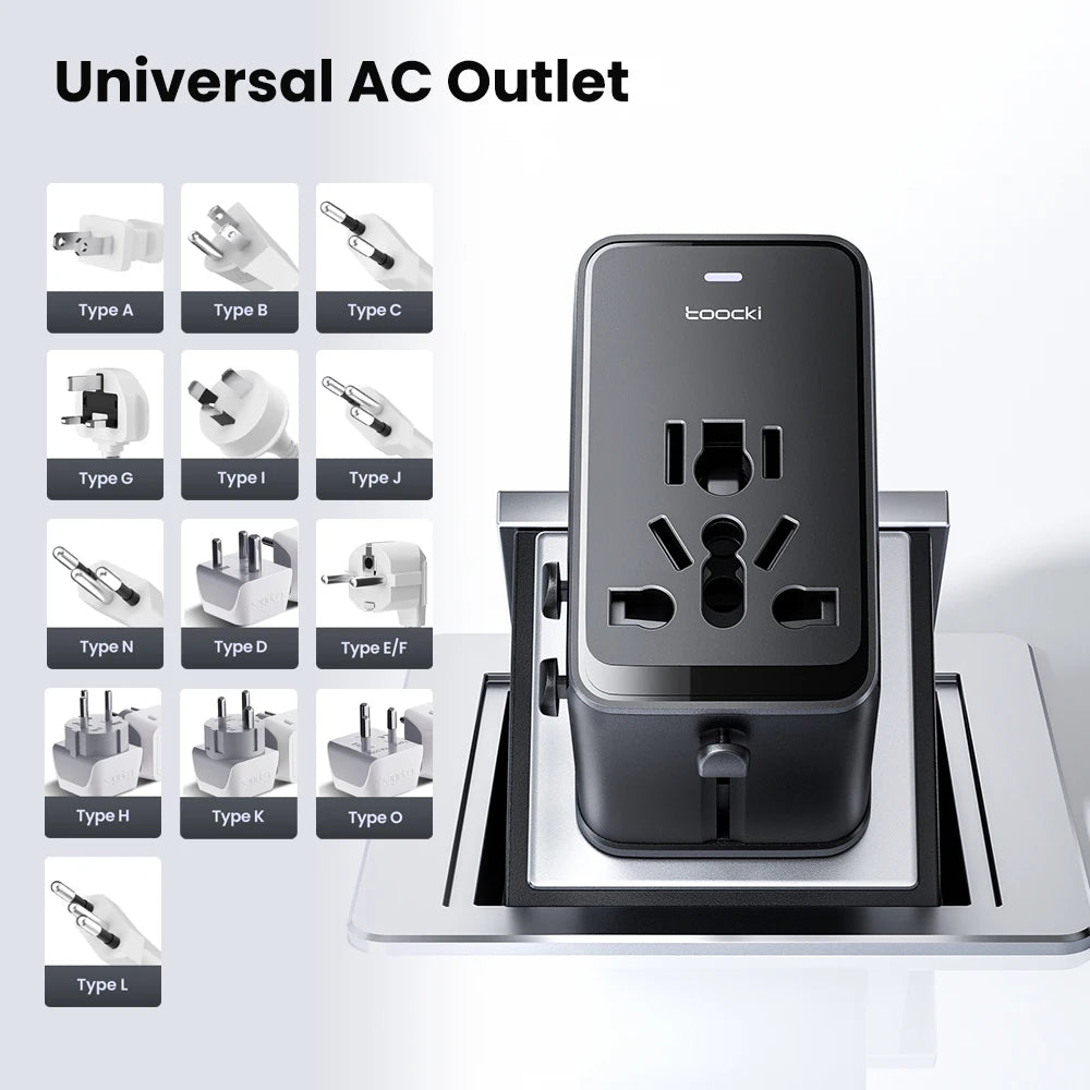 Premium 45W GaN Universal Travel Adapter