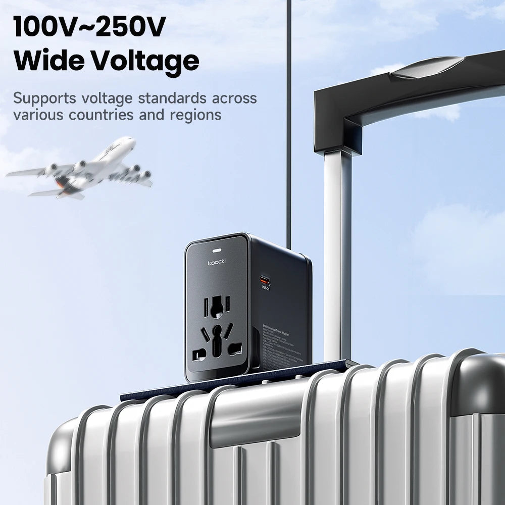 Premium 45W GaN Universal Travel Adapter